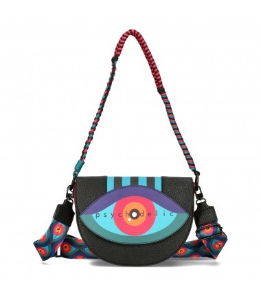 EGO ECR0003PS Torebka listonoszka wymienne klapki oko HYPNOTIC tricolor turkus