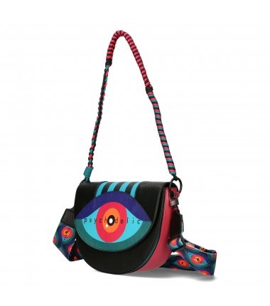 EGO ECR0003PS Torebka listonoszka wymienne klapki oko HYPNOTIC tricolor turkus