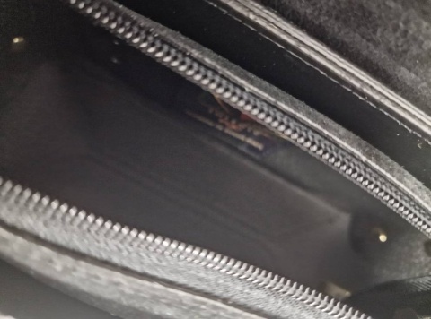 EGO ES0023AZ Torebka azteca skórzana kuferek pomarańczowa