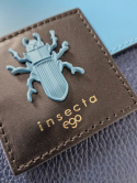 EGO ES0272IN Torebka elegancka podkówka niebieska skóra + GRATIS